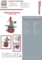 Fresadora holzmann BD 600 D I