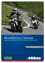 Neumticos y cmaras para motocicletas, scooters, ciclomotores y kart Mitas