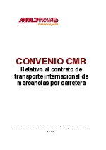 El convenio internacional CMR