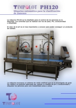 Clasificadora por pH y etiquetaje de jamones Timpolot PH120
