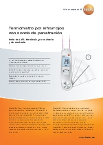 Termmetro por infrarrojos con sonda de penetracin-testo 104 IR