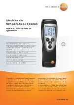 Medidor de temperatura (1 canal)-testo 110