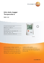 Mini data logger temperatura-testo 174T