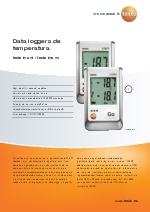 Data loggers de temperatura-testo 175 T1 y testo 175 T2