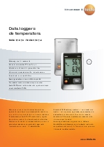 Data loggers de temperatura-testo 176 T3 y testo 176 T4