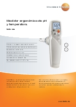 Medidor ergonmico de pH y temperatura-testo 205