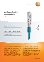Medidor de pH y temperatura-testo 206