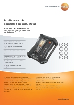 Analizador de combustin industrial-testo 350