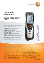 Instrumento multifuncin para ventilacin y calidad del aire interior-testo 435
