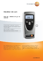 Medidor de rpm sin contacto-testo 465
