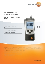 Manmetro de presin absoluta-testo 511