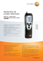 Manmetro de presin diferencial-testo 512