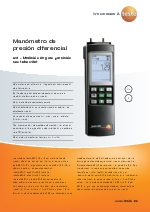 Manmetro de presin diferencial-testo 521