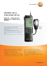 Medidor de la intensidad de luz-testo 545