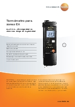 Termmetro para zonas Ex-testo Ex-Pt 720