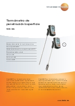 Termmetro de penetracin/superficie-testo 905