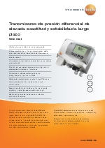 Transmisores de presin diferencial de elevada exactitud y estabilidad a largo plazo-testo 6351
