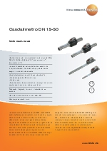 Caudalmetro DN 15 50-testo 6441-6444