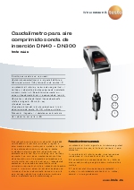 Caudalmetro para aire comprimido sonda de insercin DN40 - DN300-testo 6448