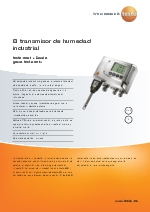 Transmisor de humedad industrial-testo 6681 + sonda testo 661x