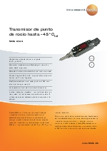 Transmisor de punto de roco hasta -45 Ctd-testo 6740