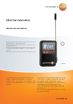 Mini termmetro alarma-testo