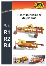 Rastrillos hileradores de piedras Tasias Mod. R1 / R2 / R4