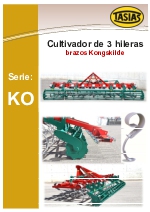 Cultivadores de 3 hileras Tasias Serie KO. Brazos Kongskilde