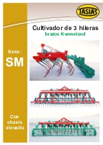 Cultivadores de 3 hileras Tasias Serie SM. Brazos Kverneland