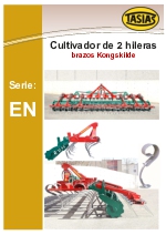 Cultivadores de 2 hileras Tasias Serie EN. Brazos Kongskilde