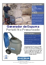 Generador de espuma porttil no presurizado