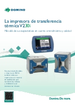Impresin por transferencia trmica V230i de Domino