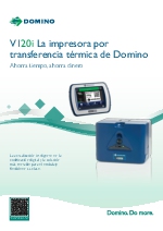 Impresin por transferencia trmica con Serie V120i de Domino