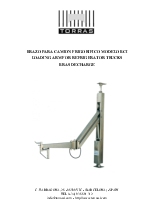 Brazo para camin frigorfico modelo BCI