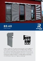 Catlogo sistemas de proteccin solar en aluminio (modelo BS 40)