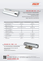 MKM Plastificadora de fundas Peach PL 726