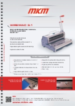 MKM Encuadernadora Manual WIRE MAC 3:1