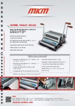 MKM Encuadernadora Manual WIRE MAC DUO