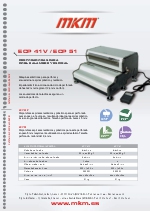 MKM Encuadernadora Elctrica Espiral ECP 51
