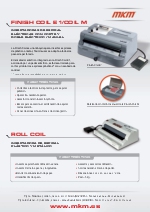 MKM Insertadora para Espiral FINISH COIL M