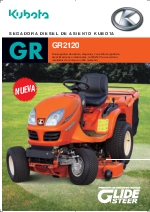 Segadora de asiento GR2120 de Kubota