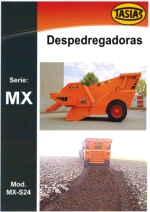 Despedregadoras Tasias MX-S24 - Acoplamiento al enganche fijo