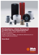 Cepillos circulares de una sola pieza