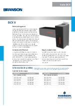 Generadores Branson Serie DCX V