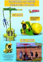 Clavadora clavadora de postes neumtica por aire