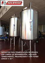 Depositos para fermentacion de cerveza