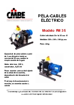 Pelacables elctrico PM 35