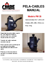 Pelacables manual PM35