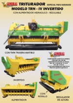 Trituradores modelo TRN-IV invertido especial naranjos