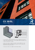 Catlogo sistemas para ventanas y puertas de aluminio (modelo CS 38-SL)